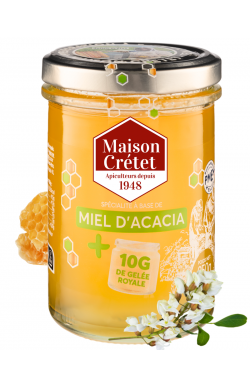 miel acacia gelée royale 250g