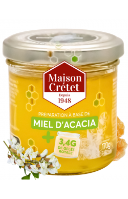 miel acacia gelée royale 170g